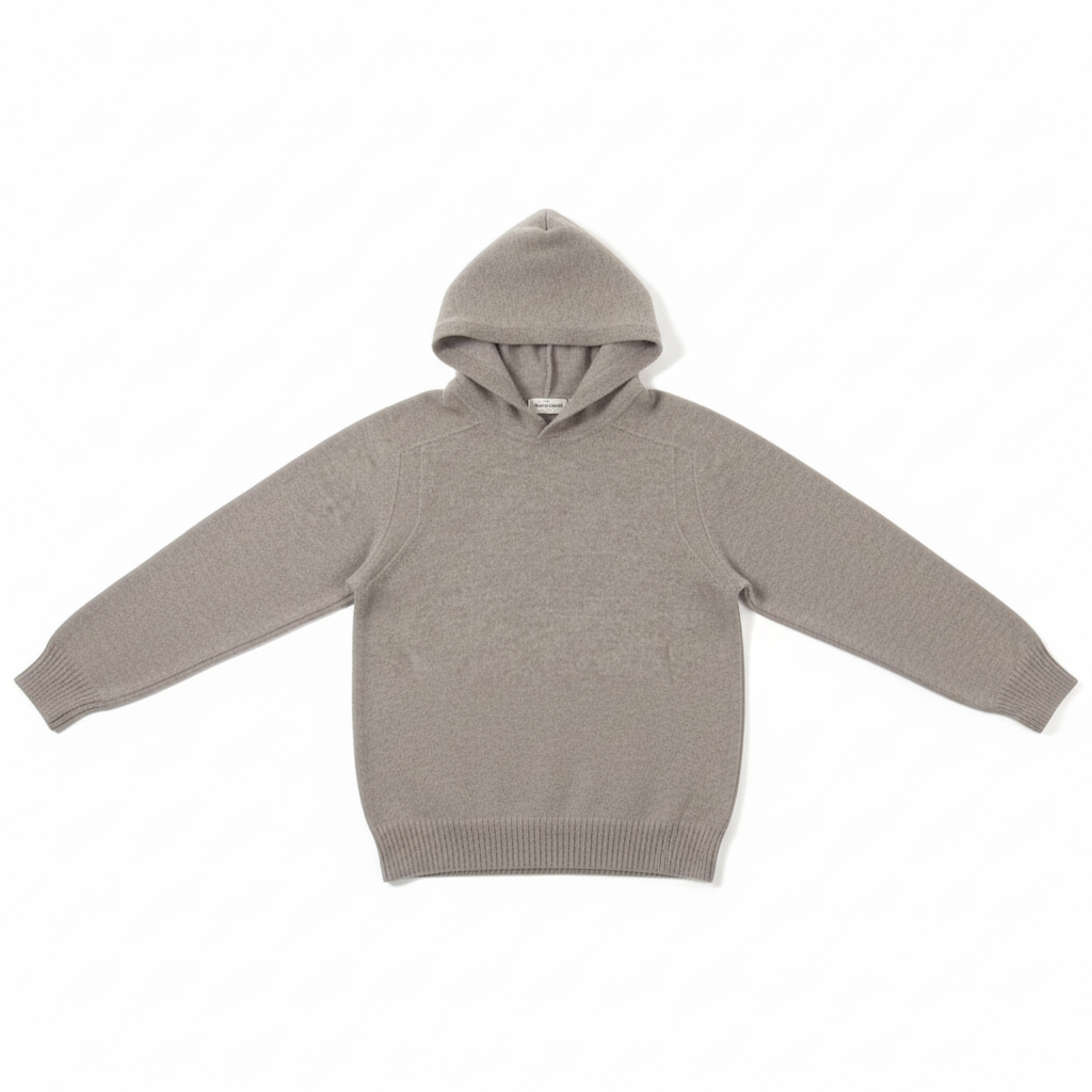 Gran Sasso Lambswool Hoodie Grey